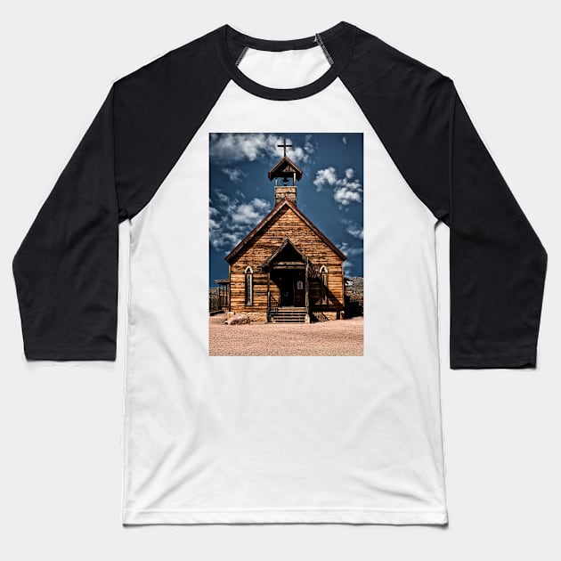 Chapel On The Mount Baseball T-Shirt by JimDeFazioPhotography